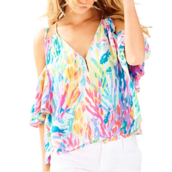 Lilly Pulitzer Tops - Lilly Pulitzer Bellamie Top NWT